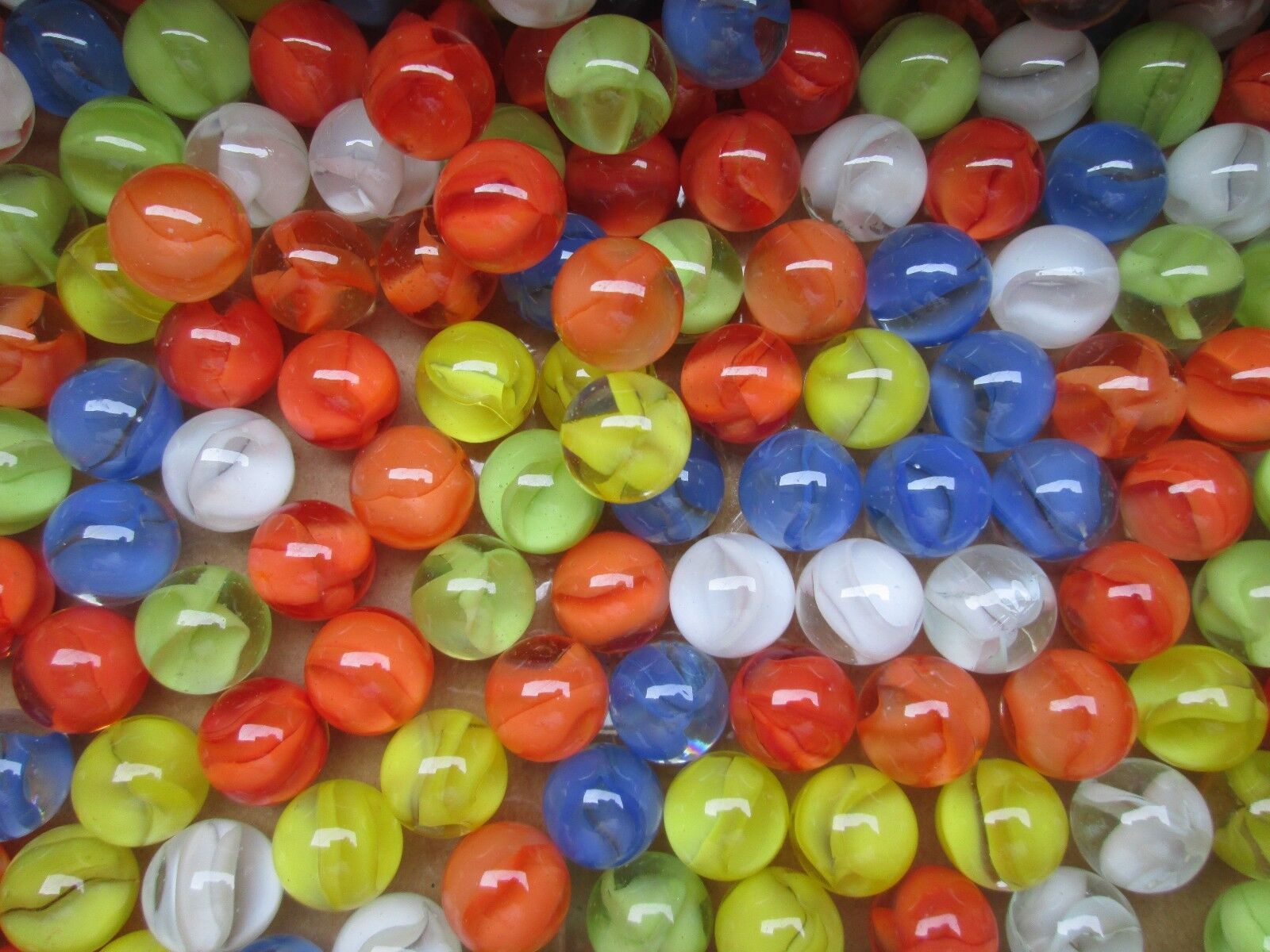 MARBLES BULK LOT 2 POUNDS 9/16" MIXED CATS EYE MARBLE KING MARBLES FREE SHIPPING
