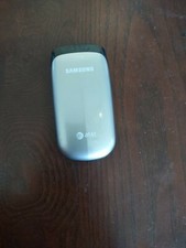 Samsung Model SGH-A107 AT T Wireless Silver/Black Flip Cell Phone