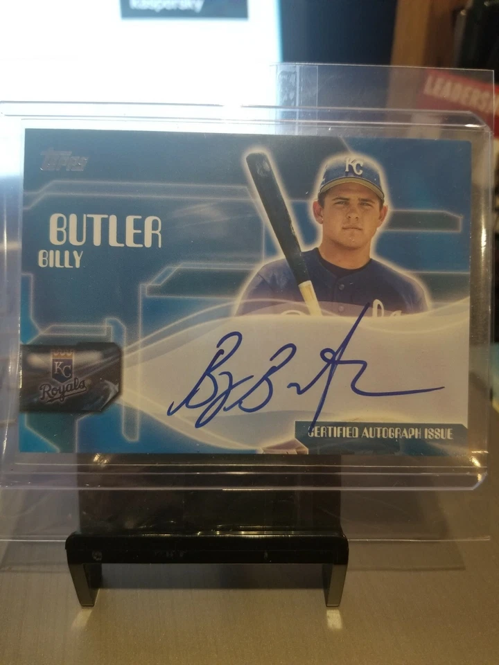 2005 BILLY BUTLER TOPPS CERTIFIED "AUTOGRAPH" ROOKIE.#38 MINT. - Image 2 of 4