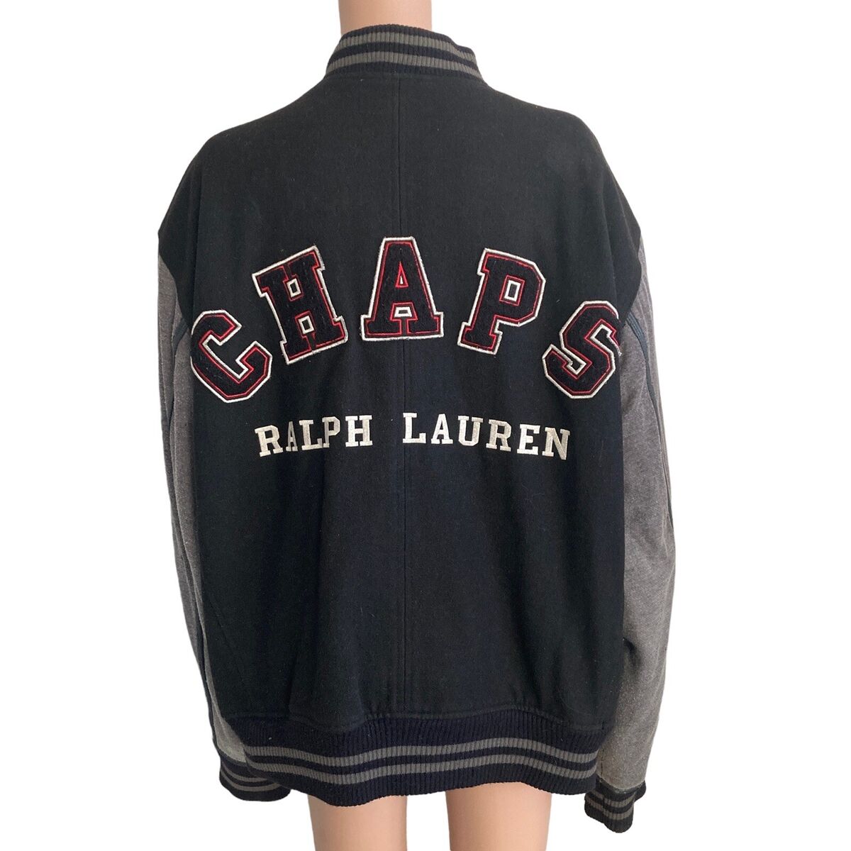 Vtg 90s Chaps Ralph Lauren Jacket Varsity Mens XL Wool Blend Vtg 90s Chaps Ralph Lauren Jacket Varsity Mens XL Wool Blend