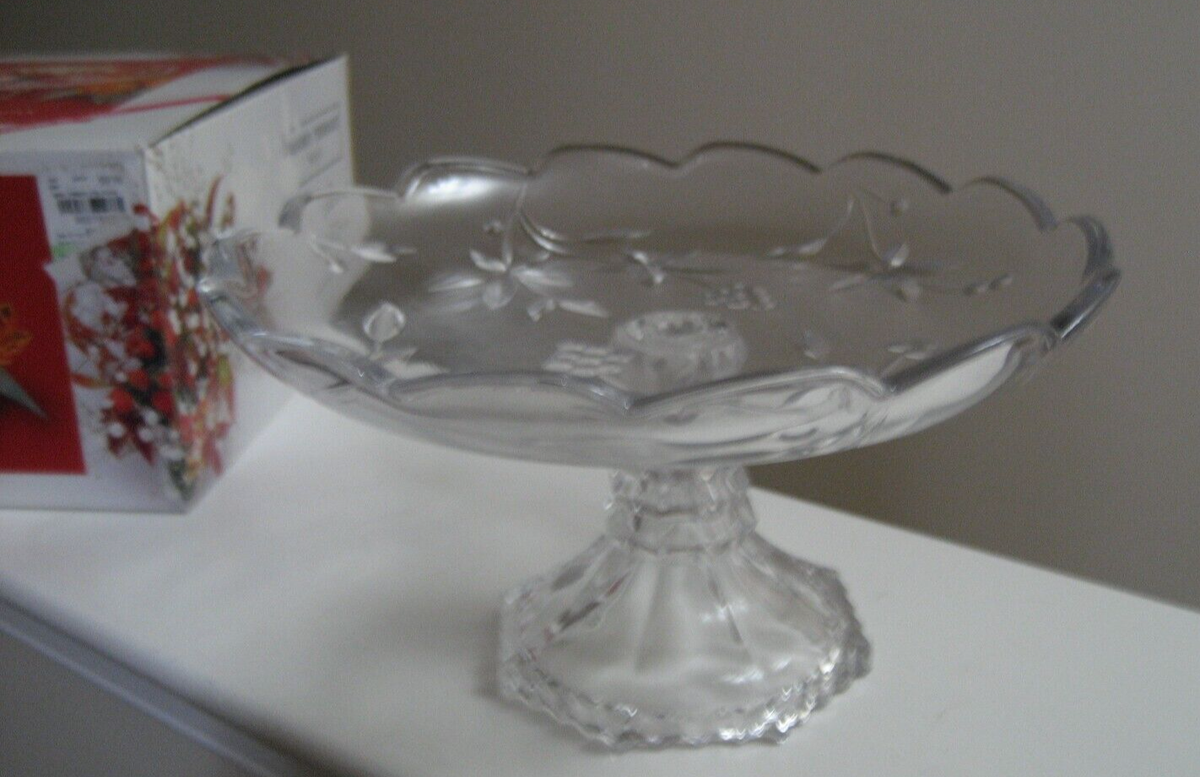 PRETTY GARDEN TERRACE NORITAZEH SOGA, JAPAN PEDESTAL DISH WITH