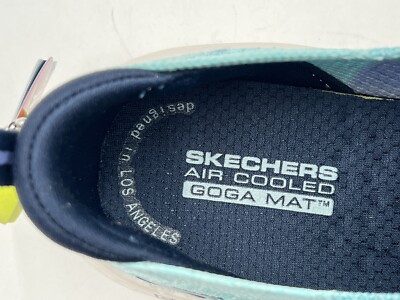 New SKECHERS Women SZ 9 GO WALK FLEX STRETCH A CUSTOMIZED FIT NAVY