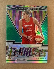 2021 Panini Prizm WNBA Fearless Green #13 Elena Delle Donne Basketball Card