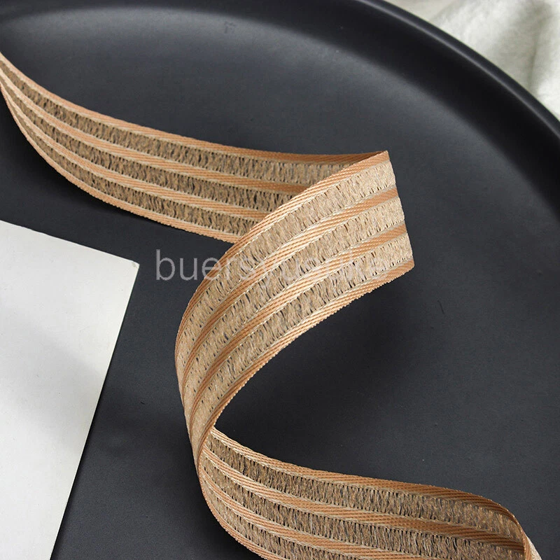 Stripe Mesh Web Ribbon Hollow - 2.5cm x 18M Roll -- Bow Gift Flower Wrap - Image 3 of 3