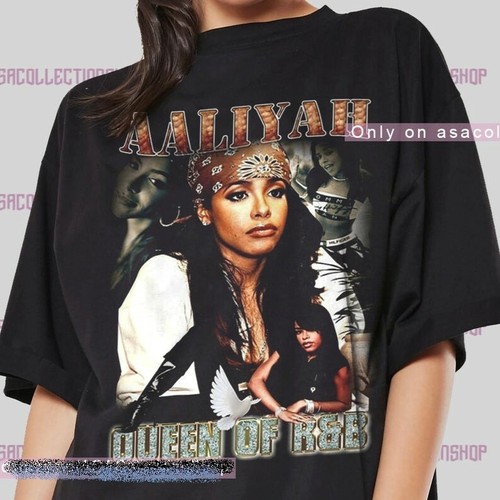 Aaliyah Vintage T Shirt Artist Tees 90 