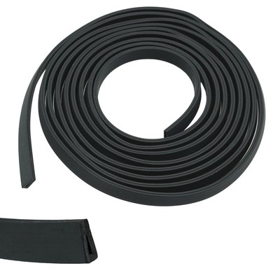 Edge protection U-profile strip black for taillight, hood, radiator grille