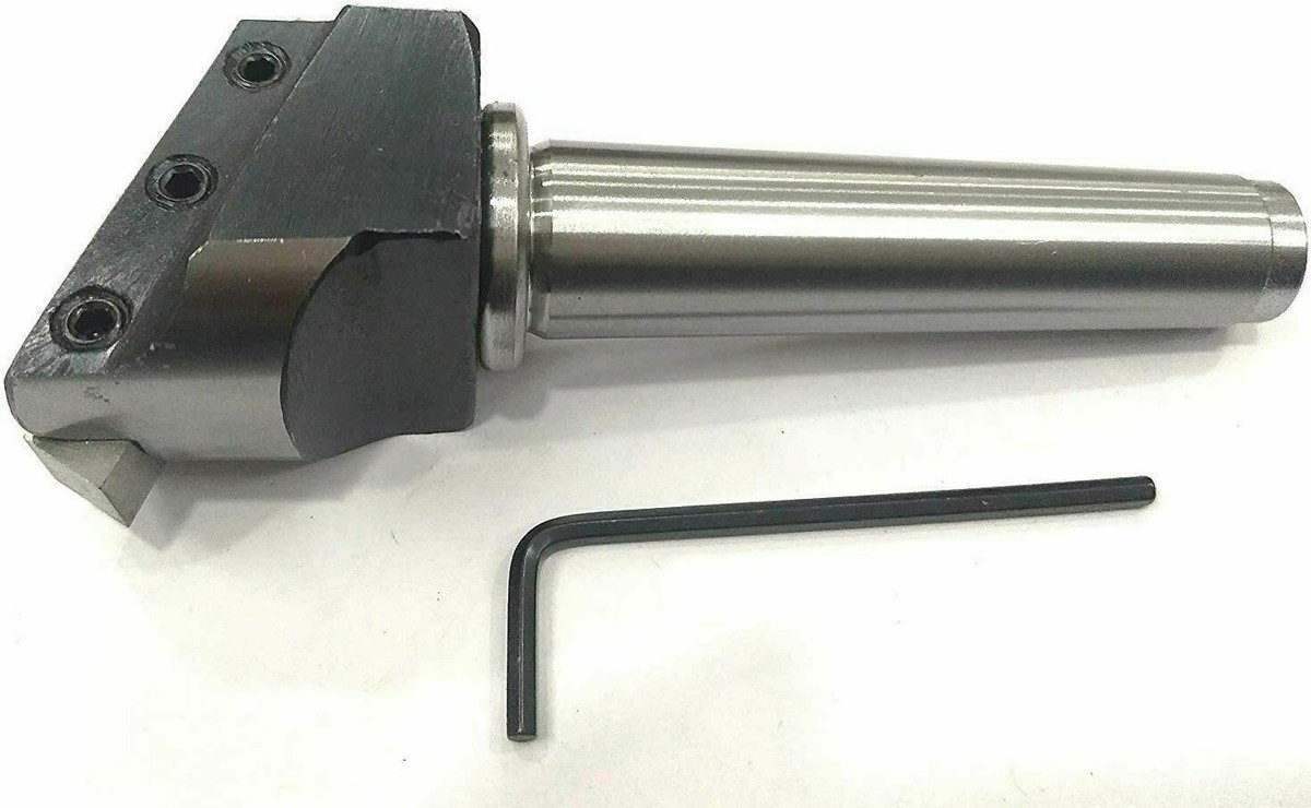Slitting Saw Holder Arbor – MT2 Shank, M10 X 1.5 Drawbar, Accepts 1/2" To 1" Hole Saw Blades, For Mills & Lathes