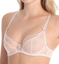 Claudette Women's Dessous 3 Part Cup Full Coverage Bra - Color: Allure Pink