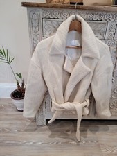 Charlie May Cream Alpaca Mix Jacket Size 4 (uk 6) Similar To Toast