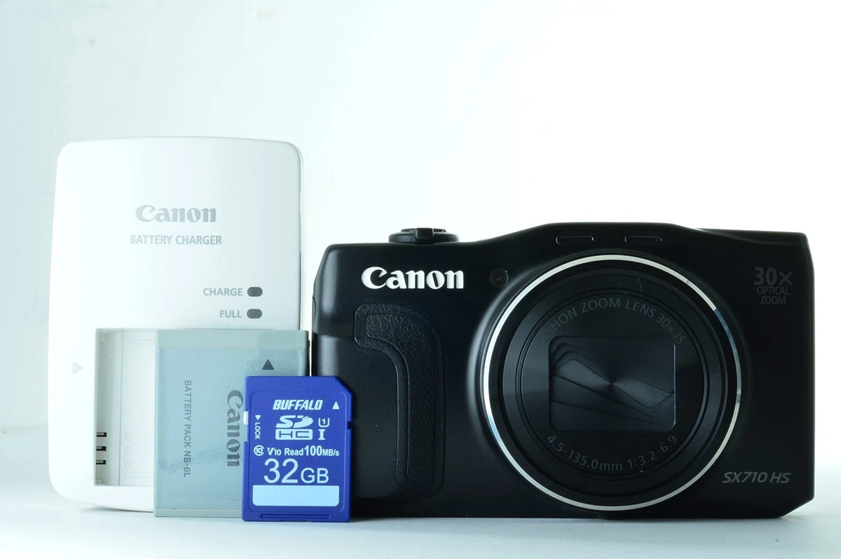 Near Mint】Canon PowerShot SX710 HS Compact Camera Black