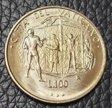 1995 Vatican City 100 Lire Coin