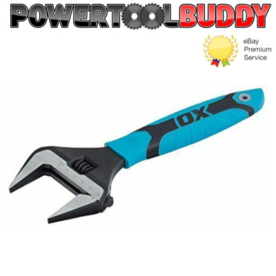 Ox Tools Pro Breitbacken verstellbarer Schraubenschlüssel 6''/150mm - 8''/200mm - 10''/200m Soft Grip