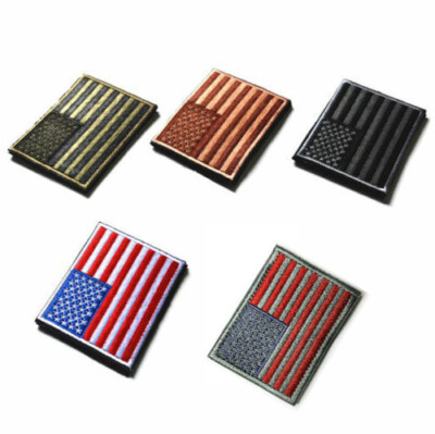 AUFNÄHER Patch FLAGGEN flagge USA Vereinigte Staaten Amerika flag Fahne 5 x 8 cm