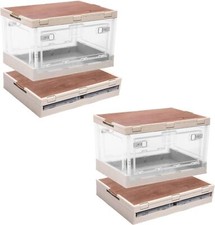 Collapsible Storage Bins with Lids, Collapsible Boxes, Storage Bin Box Container