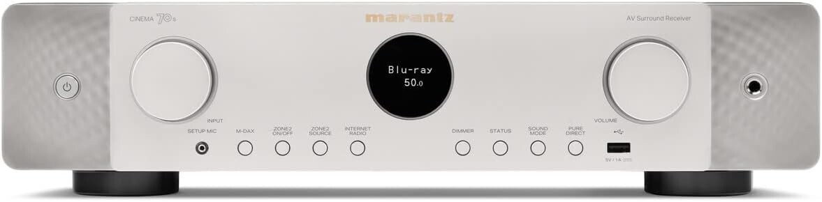 MARANTZ CINEMA 70s 7.2ch Slim AV Receiver - 8K, HDR10+, eARC