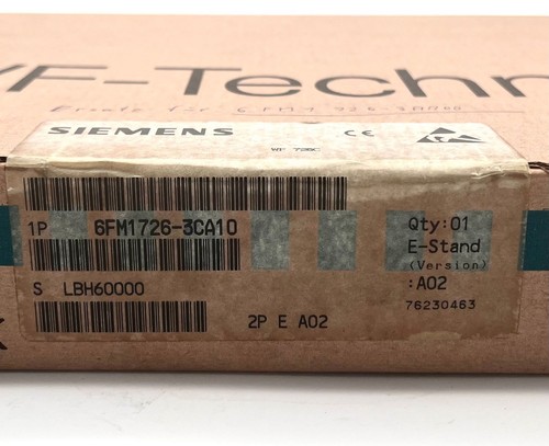 Siemens WF 726C 6FM1726-3CA10 Positionierbaugruppe E-Stand: A02 -sealed- - Picture 2 of 4