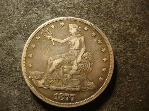 1877-S VF XF Trade Dollar PQ Premium Quality NEO#2
