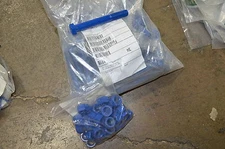 5/8-11 X 5" 18-8 SS Hex Cap Bolt & Nut Blue PTFE Teflon 1425-524 Coating