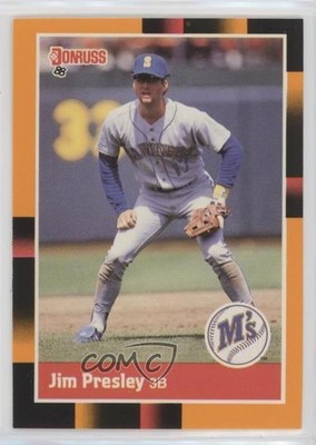 1988 Donruss Baseball's Best Box Set Jim Presley #219 1m8