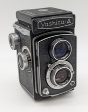 Vtg Yashica A Twin Lens Reflex TLR Camera Yashimar Copal UNTESTED