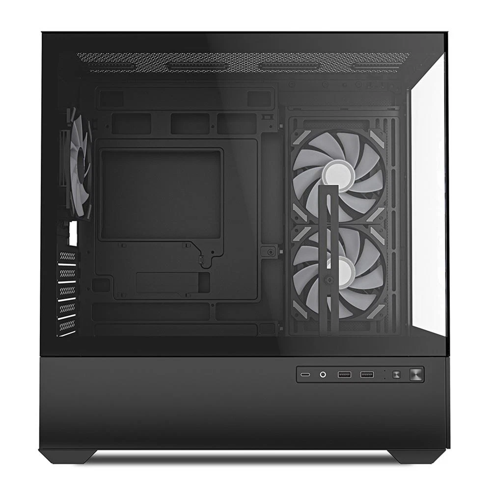 Sharkoon MK6 Micro ATX Computergehäuse RGB PC-Gehäuse Tower-Gehäuse PC-Case
