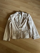 NWT Vintage Express Striped Dress Suit Blazer Women’s 0