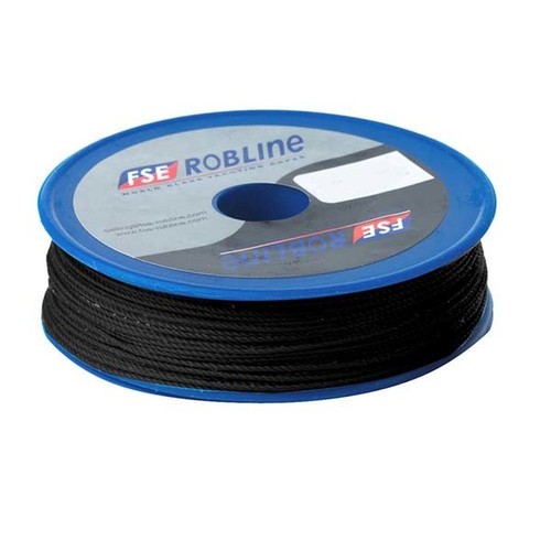 Robline Waxed Tackle Yarn - 0.8mm x 40M - Black - 第 1/1 張圖片