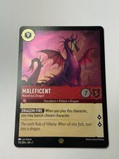 Lorcana Maleficent - Monstrous Dragon FOIL 113/216 The First Chapter