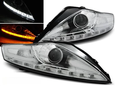 Led Scheinwerfer Set in chrom inkl LED Blinker für Ford Mondeo 07.07-11.10 - Bild 1 von 3