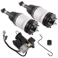 2x Federbein + Kompressor Luftfederung for Land Rover Discovery 3 4 Air Shocks