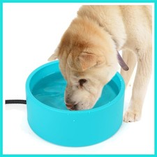 Heated Water Bowl for Cats  Dogs, 3.2L Heated Dog Bowl, Outdoor Heated Dog W...