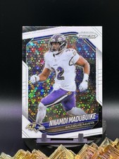 Justin Madubuike Baltimore Ravens Disco Prizm 2025 Panini Prizm Football #22
