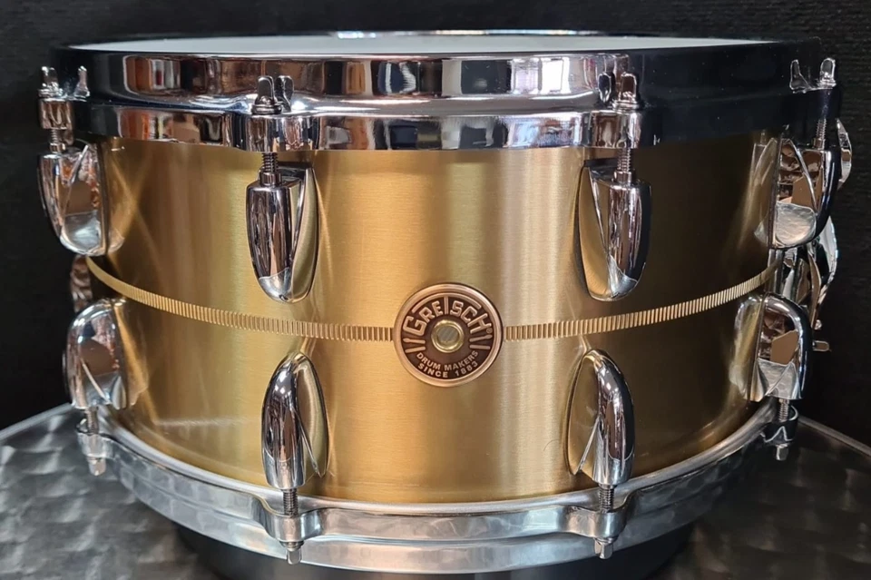 Gretsch Snare Drum USA 14x6,5" Zoll Bell Brass 3mm G4169BBR (6.5X14) Messing