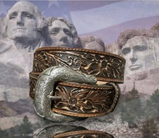 Tony Lama USA Belt     HIGH COUNTRY TRAIL Size 34 C51155 NWT List 58 Western