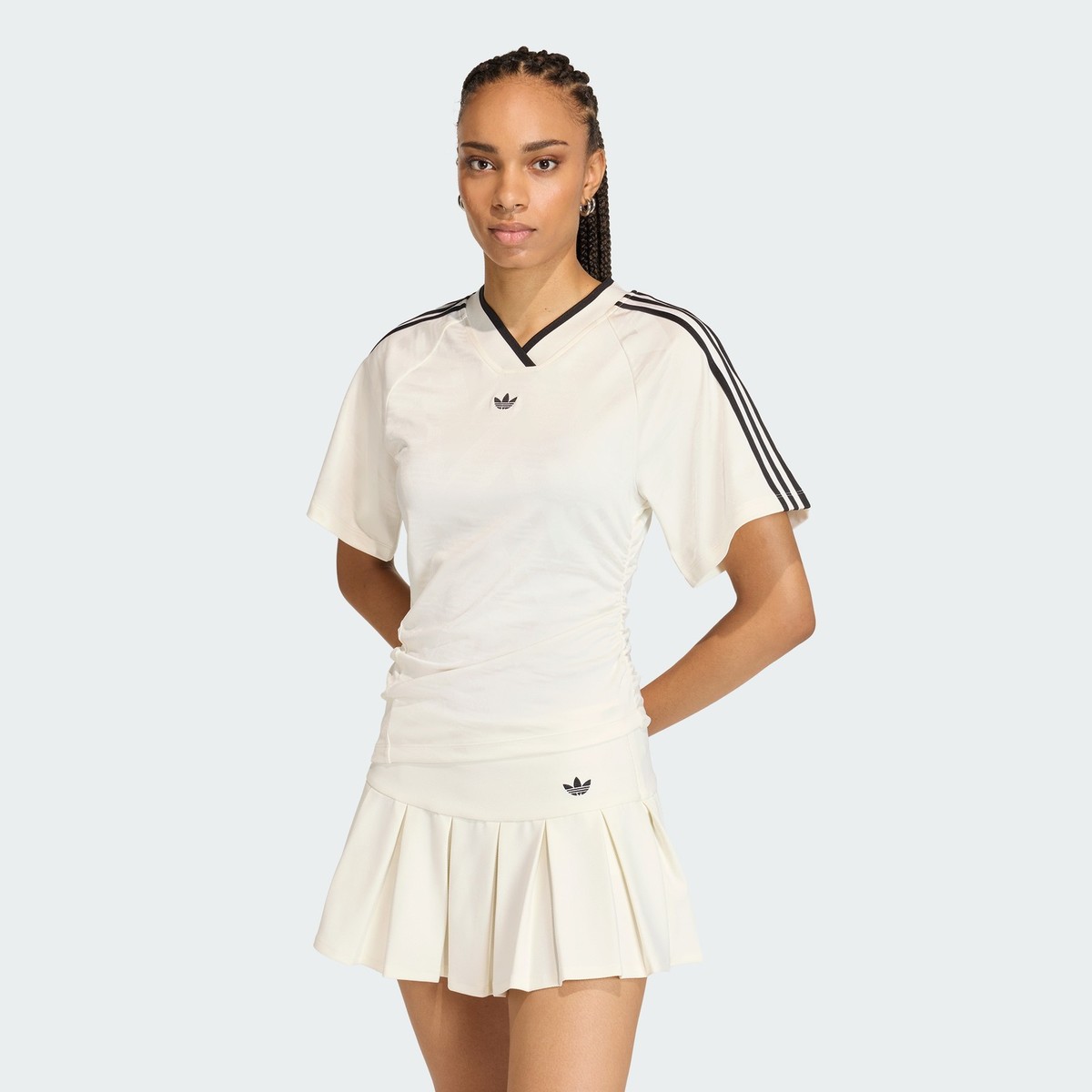 adidas women Rouched Football Jersey | eBay