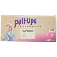Huggies Pull-Ups Skin Essentials Training Pants, Size 2T-3T 16-34lbs , 108ct