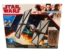 Hasbro Star Wars Force Link FIRST ORDER TIE FIGHTER Vehicle w/ PILOT Figure NEW