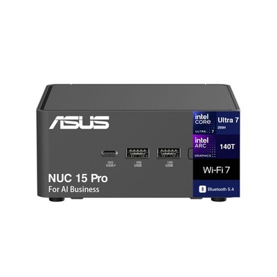 ASUS NUC 15 Pro Intel Ultra 7-255H 2.00 GHz Intel Arc 140T Graphics Mini Desktop