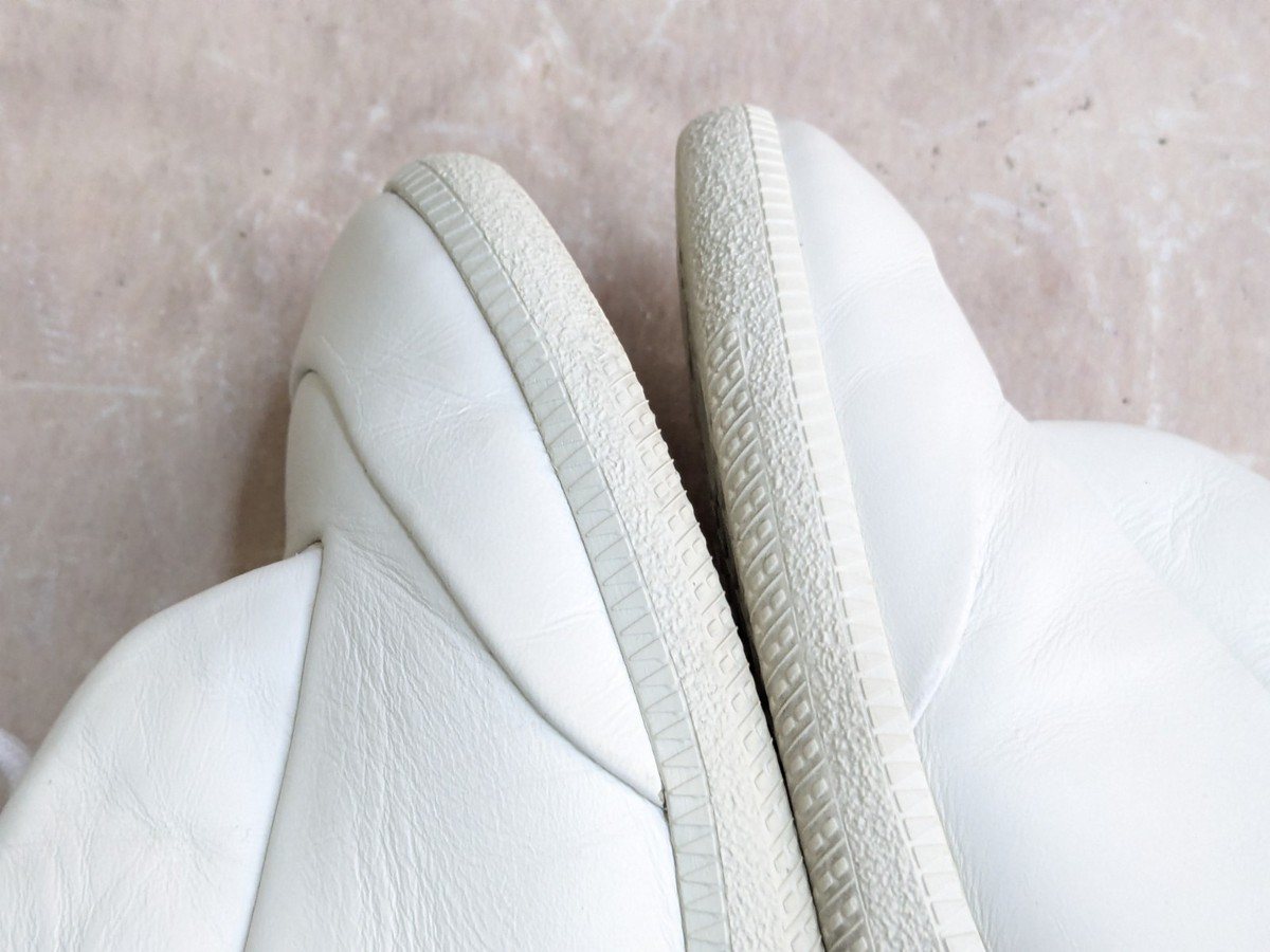 Maison Margiela Future White Men 9 42 Leather Low Top Sneakers