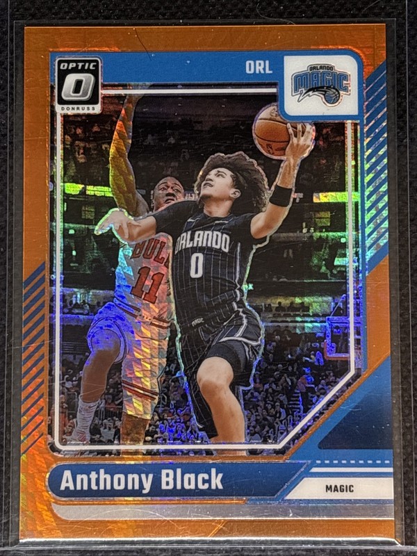 Anthony Black 2024-25 Donruss Optic Hyper Orange /299 #154 Magic