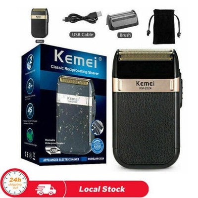 KEMEI 2024 Electric Shaver Trimmer Razor Rechargeable Hair Beard Shaving Machine