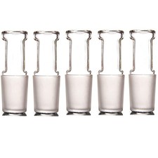 24/29 Hollow Glass Stopper Bottle Plug 5Pcs/Lot Lab Glassware For Flask Funnel