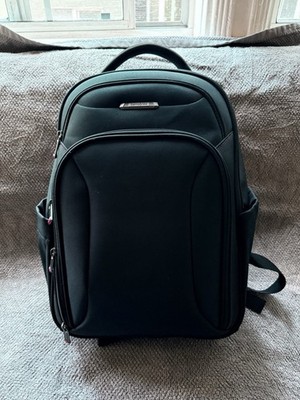 Samsonite Black Nylon Laptop Backpack for 15in Laptop, AIR channel system.