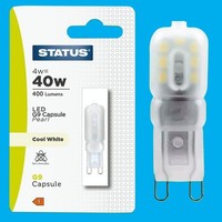 2X 4W (=40W) LED G9 Kapsel 4000K Cool Weiß GlüHbirne Ersatz Halogen Lampe