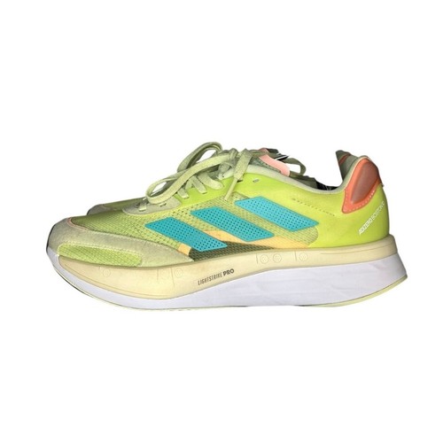 Adidas Adizero Boston 10 Lime Green Running Shoes Womens 9.5 | eBay