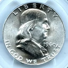 1960 Franklin Half Dollar, PCGS MS64