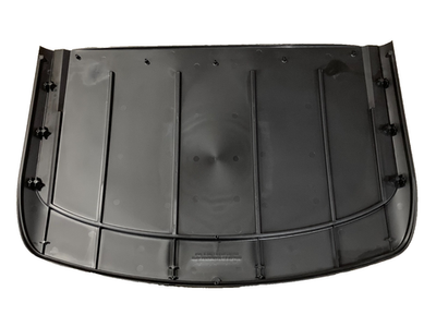 Golf Cart Canopy Extension, Modular for E-Z-Go Valor, TXT, Black