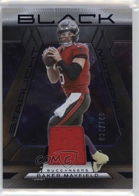 2025 Panini Black Starlight Materials Royal 34/149 Baker Mayfield #SMA-BMA 19l7