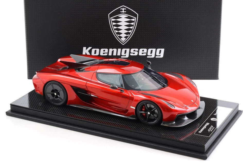 1:18 FrontiArt Koenigsegg Jesko Absolute Apple Red F160-77 - Limitato 199 Pz. - Immagine 2 di 4