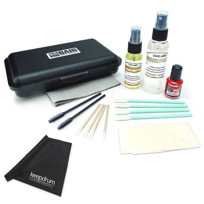 Caig SK-GM30 Pflege-Set für Gitarren mit keepdrum Mikrofasertuch